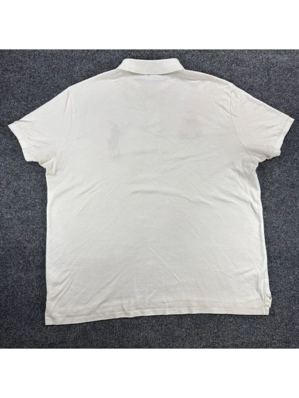 Polo Ralph Lauren Custom Slim Fit Big Pony Polo Shirt with Crest White XXL